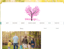 Tablet Screenshot of blessingsof27hours.com